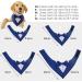 LieDEDD Neckuch Dog Tuxedo Bandana - Adjustable Triangle Neckerchief for Dogs | Formal Pet Outfit for Weddings & Birthdays - XL Blue - Buy Online on GoSupps.com