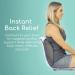 Xtra-Comfort Lumbar Support Cushion - Lower Back Pillow for Office Chair Car Men Women Gaming - Ergonomic Orthopedic Backrest Foam Roll and Adjustable Strap for Therapeutic Pain Relief - Buy Online on GoSupps.com