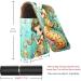 Travel Lipstick Organizer Case - Portable Makeup Bag with Mirror | Cute Mermaid Sea Horse Design - Buy Online on GoSupps.com