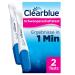 Clearblue pregnancy test Fast detection 2x pregnancy test over 99 % reliable result within 1 minute 2 visual