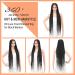 Brinbea 36 HD Lace Front Knotless Box Braided Wig with Baby Hair | Black Synthetic Cornrow Twist Braid Wigs - Buy Online on GoSupps.com