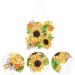 Zerodeko 1pc Bee Sunflower Home Decor Ornament Bee Decor for Home Sunflower Pendant Household Art Paintings - Buy Online on GoSupps.com