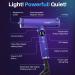 818 Pro Salon Hair Dryer & Straightener Set | 110 000 RPM Ionic Ultralight Blow Dryer with Diffuser | 2-in-1 Titanium Curler & Straightener | 9ft Detachable Power Cord - Violet - Buy Online on GoSupps.com