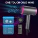 1800W Professional Salon Hair Dryer | Fast Drying Anion Technology with Diffuser & Nozzles | Portable & Foldable for Home Use - Buy Online on GoSupps.com