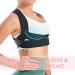 Back Posture Corrector Brace - Adjustable Upper Back Support for Pain Relief | Unisex Chest Support (Black Medium - Buy Online on GoSupps.com
