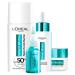 L'Or al Paris Bright Reveal Anti-Macchia Kit with Moisturising Cream SPF50 50ml + UV Fluid SPF50 50ml + Exfoliating Scrub 25ml + Facial Serum 30ml - Set of 4 Cream + UV Fluid + Peeling + Serum