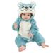 COOKY.D Baby Hooded Rompers Infant Winter Flannel Jumpsuit Pajamas 2-36 Months 18-24 Months Hamster