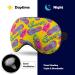 Shop Nautical Flip Flops Sleep Mask - Summer Fruit Adjustable Eye Cover | Light-Blocking for Comfort | Unisex Blindfold for All Ages - Buy Online on GoSupps.com