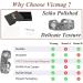 Vicmag 2PCS Magnetic Copper Rings for Women - 99.99% Solid Pure Copper - Adjustable - Gift Box Included (Grey Plum) - Buy Online on GoSupps.com