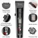 Hatteker Men's Cordless Hair Clipper & Beard Trimmer Kit - Waterproof, Professional Grooming Tool with LED Display - USB Rechargeable - 4 in 1 - Buy Online on GoSupps.com