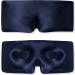 DROWSY Silk Sleep Mask for Eyelash Protection | Natural Lashes & Extensions | Deep Eye Cups Zero Pressure Total Blackout - Midnight Blue - Buy Online on GoSupps.com