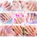 48W Poly Nail Gel Kit - 6Pcs 15ml Extension Gel, 4Pcs 8ml Gel Polish, Slip Solution, 100 False Nail Tips - All-in-One Manicure Starter Kit (10 Colors) - Buy Online on GoSupps.com