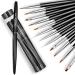 Nail Art Brush Set - 12 Flat Brushes for Professional Designs | International Shipping - Buy Online on GoSupps.com