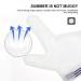 KALLORY Breathable Thumb Sucking Guard for Kids - Adjustable Thumb Protector Gloves for Infants - White - 13x7.5x0.5cm - Buy Online on GoSupps.com