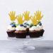 Set of 24 High Five Cupcake Toppers Gold Glitter Hand Cupcake Toppers for 5th Birthday High Five Cake Decorations for Happy 5th Birthday/Anniversary Party Supplies - Buy Online on GoSupps.com