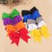 Oaoleer Boutique Teens Women 8 Jumbo Large Cheer Bow Ponytail Holder Elastic Band 21PCS Black Pack - Handmade for Cheerleading Teen Girls College Sports - Buy Online on GoSupps.com