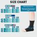 360 Relief Ankle Compression Socks - Open Toe Support for Men & Women | Ideal for Running Sports & Gym - Includes Mesh Laundry Bag - Size S-M - Black - Buy Online on GoSupps.com