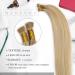 Moresoo I-Tip Keratin Bonding Extensions - 60 cm Caramel Blonde & Platinum Blonde Real Hair - 0.8g/s 50 Strands Pack #P14/613 - Buy Online on GoSupps.com