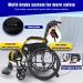 Wheelchair Foldable Light Aluminum Wheelchair Lightweight Transit Wheelchair Foldable Light Travel Wheelchair Folding Self-Drive Wheelchairs - Buy Online on GoSupps.com