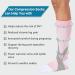 360 RELIEF Copper Compression Socks - Graduated Athletic Fit for Women & Men | Running, Nurses, Shin Splints, Flight Travel, Maternity, Pregnancy | Boost Stamina | XXL Pink + Mesh Laundry Bag - Buy Online on GoSupps.com
