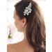Unicra Silver Bride Wedding Hair Comb - Sparkly Rhinestone Headpiece for Women and Girls - Buy Online on GoSupps.com