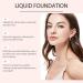  Esncddym Moisturizing Foundation Makeup Lightweight Foundation for Oily Skin | Lightweight Makeup Base Moisturizing Foundation Long Lasting Full Coverage Oil Control Cover - Buy Online on GoSupps.com