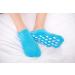 2 Pairs Spa Quality Moisturizing Gel Socks - Vitamin E & Oil Infused for Dry Skin Repair - Blue & Pink - Buy Online on GoSupps.com