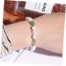 2pcs Fashion Bangle for Friends Decorative Bracelets Green Aventurine Bracelet Jewelry Wrist 19X1cm Green - Buy Online on GoSupps.com