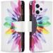 VQWQ Mobile Phone Case for Redmi Note 12 Pro & Xiaomi Poco X5 Pro - Protective Leather Flip Cover with Zipper Card Holder - Sunflower Design - Buy Online on GoSupps.com