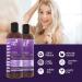 ArtNaturals Purple Shampoo & Conditioner Set - 16 Fl Oz (Pack of 2) for Bleached, Silver, Blonde Hair - Sulfate Free - Buy Online on GoSupps.com