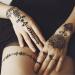 Black Henna Temporary Tattoos Set - Sexy Lace, Indian Mandala, Elephant, Flower Chain Designs - Waterproof Body, Arm, Face Decals for Wedding Party - 6 Sheets - Buy Online on GoSupps.com