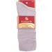 BAMBOOVEN Men's Diabetic Bamboo Crew Socks (2 Pack) | Super Thin, Odor Free & Breathable | Size 8-11 | Beige-gray - Buy Online on GoSupps.com