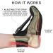 Breathable Plantar Fasciitis Night Splint Sock - Small Size Foot Support Brace - Buy Online on GoSupps.com