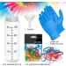 Rit Dye Liquid Black 8oz + Tie Dye Accessories Bundle - Rubber Bands, Gloves, Funnel, Squeeze Bottle - Buy Online on GoSupps.com
