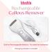 Blushly Rechargeable Foot Callus Remover - Electric + Interchangeable Heads - Smooth & Soft Feet - Heel Callus Remover - Buy Online on GoSupps.com