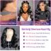 26 Inch Body Wave Human Hair Lace Front Wig 13x4 HD Lace 180% Density Brazilian Virgin Hair Glueless Wig for Black Women - Pre Plucked with Baby Hair, Natural Black - Buy Online on GoSupps.com
