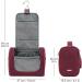 WANDF Large Hanging Toiletry Wash Bag Travel Makeup Organizer (Red) - Men and Women's Cosmetic Storage Solution - Buy Online on GoSupps.com