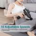 Lairlux EM-03 Deep Tissue Percussion Massage Gun for Muscle Fatigue Relief (Black) - Buy Online on GoSupps.com
