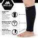 Mojo Compression Calf Sleeves 20-30mmHg - Plus Size 5XL Black - Shin Splint Support - Buy Online on GoSupps.com