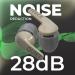Peace&Quiet Earplugs for Sleeping - Noise Cancelling Reusable - 28dB Hearing Protection - S/M/L Ear Tips & Case - Ideal Travel Ear Plugs in Khaki - Buy Online on GoSupps.com