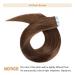 Yilite Tape In Extensions - Real Hair 65cm #4 Medium Brown 20 Pieces 60g - Invisible Silky Straight Skin Weft - Buy Online on GoSupps.com