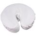 Body Linen Tranquility Microfiber Massage Face Rest Covers for Massage Tables and Chairs - Durable, Lightweight and Extra Soft Microfiber Face Cradle Covers - 10 Pack White 10 Count (Pack of 1) White