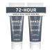 Mando Whole Body Deodorant For Men - Invisible Cream - 72 Hour Odor Control - Aluminum Free Baking Soda Free Skin Safe - 3 ounce (Pack of 2) - Unscented Unscented 3 Ounce (Pack of 2)