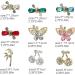 10pcs Elegant Art Alloy 3D Alloy Accessories Eye Catching Colors For Various Styles X1177 - Buy Online on GoSupps.com
