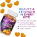 Collagen Gummies with Biotin - 2500mcg Hair Growth Skin & Nails Supplement - Hydrolyzed Peptides Type I & III Multi Collagen - Vitamin C & Zinc for Immune Support - Tasty Orange Flavor - 120 Gummies 120 Count (Pack of 1) - Buy Online on GoSupps.com