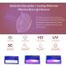 Cojwis 6-Pack Blue Light Filter Reading Glasses for Women - Rectangle Frame Spring Hinges Anti-Blue Ray 2.0x Magnification - Buy Online on GoSupps.com
