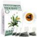 100% Natural Dandelion Tea Bag 125g/4.4oz (2.5g*50bags) pissenlit frais tout naturel sans OGM sans sucre sans caf ine sans gluten et v g talien.