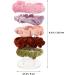 Villcase Acrylic Scrunchie Organizer Stand - 5 Piece Transparent Hair Tie Storage for Girls & Women | Perfect Gift Idea - Buy Online on GoSupps.com
