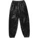Aislor Sequin Hip Hop Jazz Dance Pants Black 8-10 Years - Unisex Kids | Street Dance Competition Trousers - Buy Online on GoSupps.com