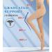 MGANG Medical Compression Pantyhose for Men & Women - 15-20mmHg Support Tights Open Toe Opaque Stockings for Edema & Varicose Veins - Beige Small Size - Buy Online on GoSupps.com